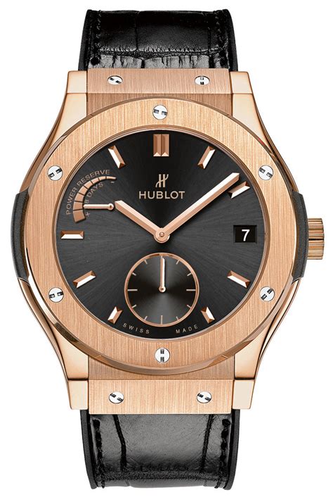 hublot classic fusion power reserve all black price|More.